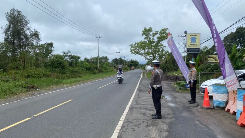 Himbau Kamseltibcarlantas, Satlantas Lakukan Penling di Kota Pulang Pisau