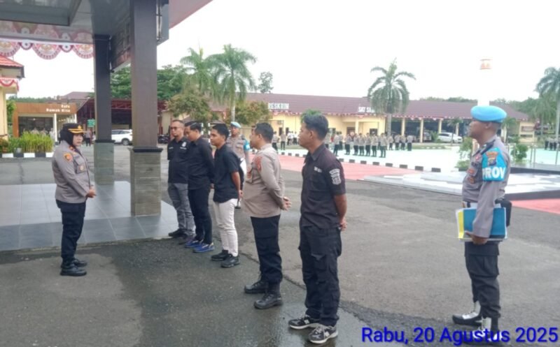 Tingkatkan Citra Polri, Wakapolres Pulang Pisau Soroti Fungsi Kehumasan dalam Apel Fungsi