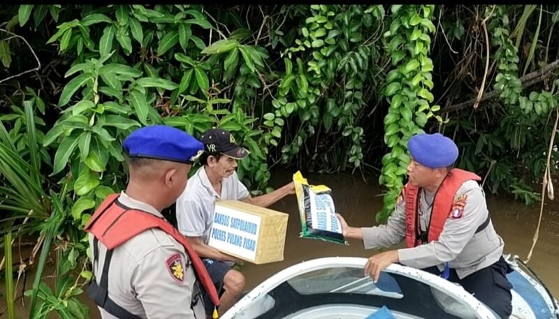 Bakti Sosial Satpolairud Polres Pulpis: Wujud Kepedulian di Wilayah DAS Kahayan