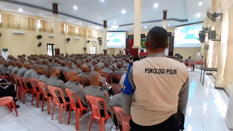 Mencetak Polisi Humanis, Bermental Sehat, 247 Siswa Diktukba Polri SPN Polda Jatim Terima Pembekalan Psikologi
