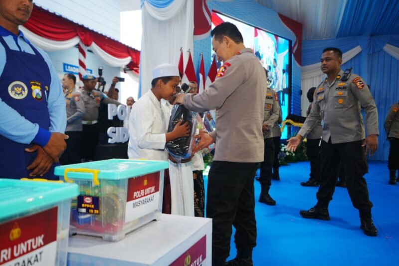 Hadiri Groundbreaking di Sidoarjo, Kapolri Sebut Polri Sudah Miliki 458 SPPG