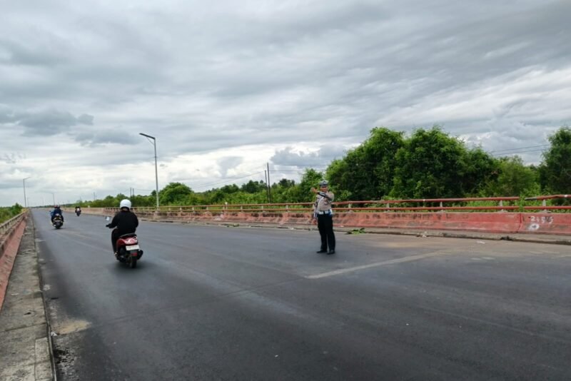 Satlantas Gelar Patroli di Daerah Rawan Laka Lantas
