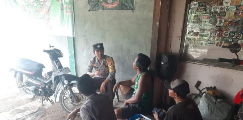 Sambang ke Masyarakat, Personel Polsek Maliku Lakukan Sosialisasi dan Imbauan