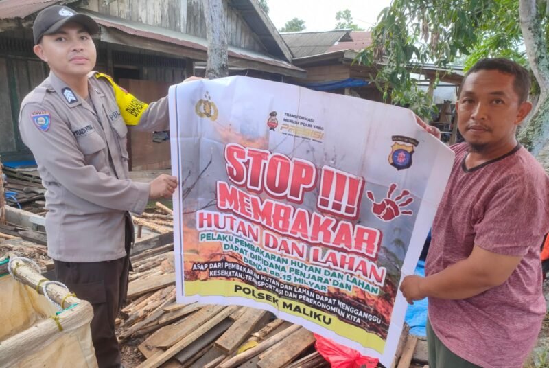Polsek Maliku Sambangi Masyarakat dengan Beri Imbauan