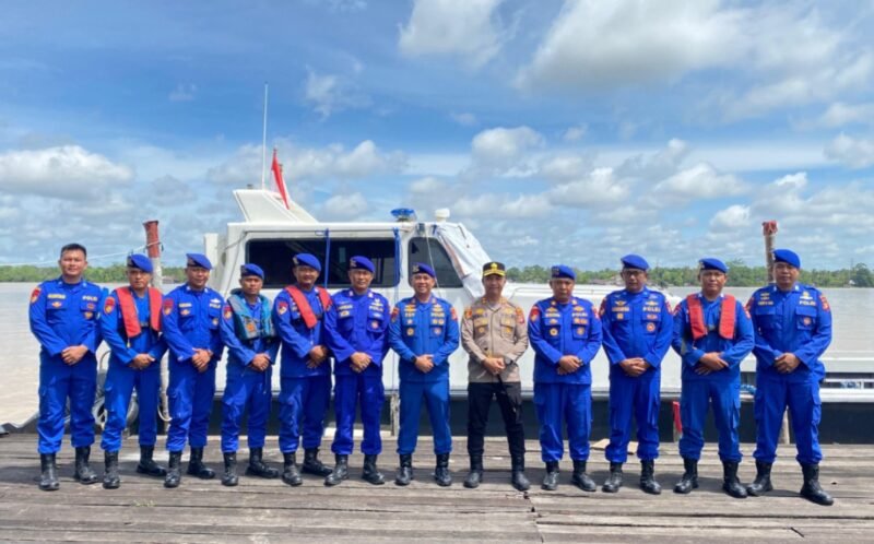 Sinergi Pengawasan, Kapolres Pulang Pisau dan Wadir Polairud Polda Kalteng Kunjungi Pangkalan Sandar