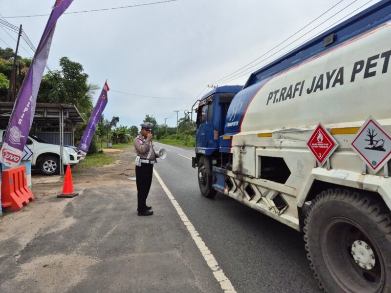 Himbau Kamseltibcarlantas, Satlantas Lakukan Penling di Kota Pulang Pisau
