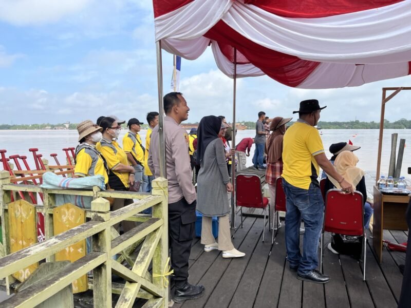 Lomba Perahu Naga Bupati Cup, Polres Pulang Pisau Siagakan Personel untuk Pengamanan