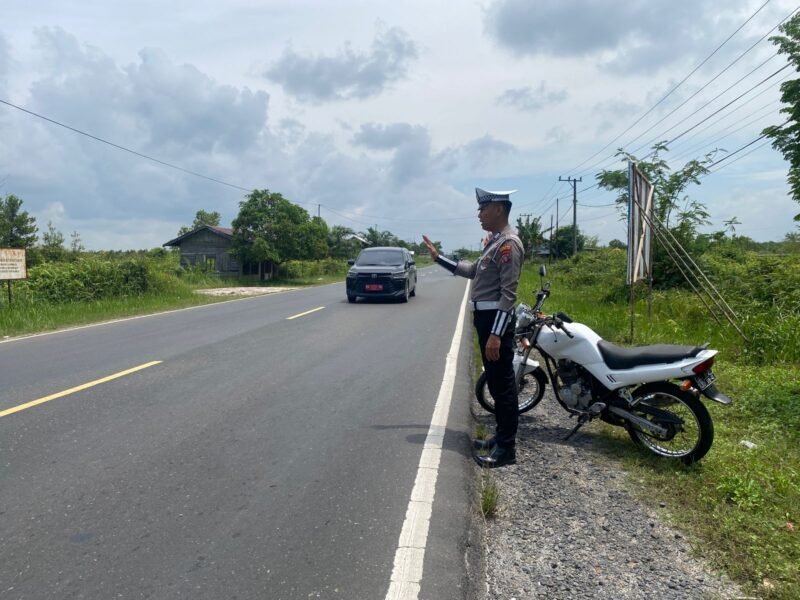 Patroli Pada Daerah Rawan Laka dan Rawan Pelanggaran Lalu LIntas Di Kota Pulang Pisau