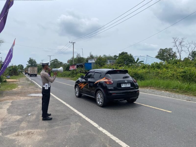 Satlantas Lakukan Penling di Kota Pulang Pisau