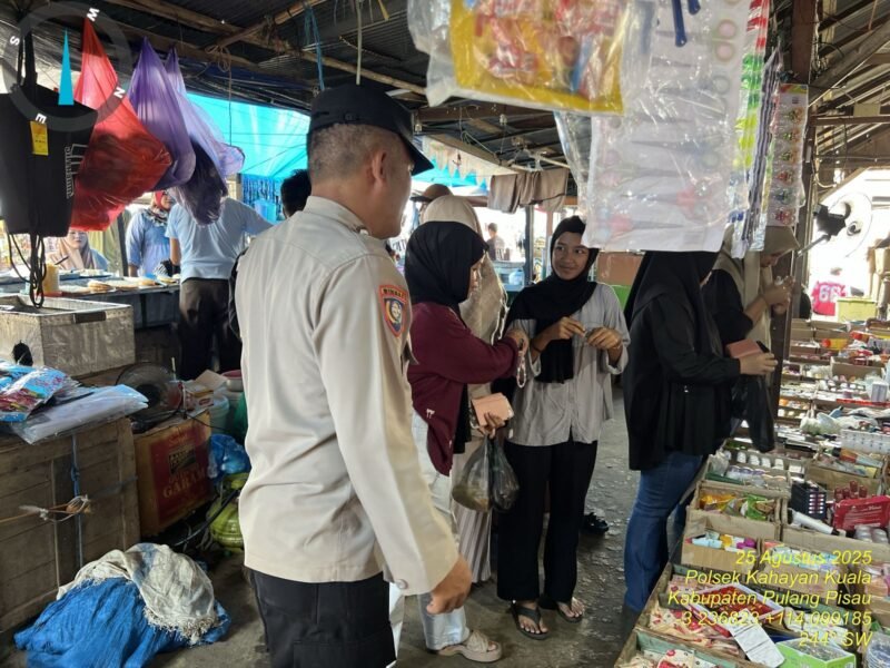 Polsek Kahayan Kuala lakukan, sosialisasi kepada warga terkait Tindak Pidana Perdagangan Orang