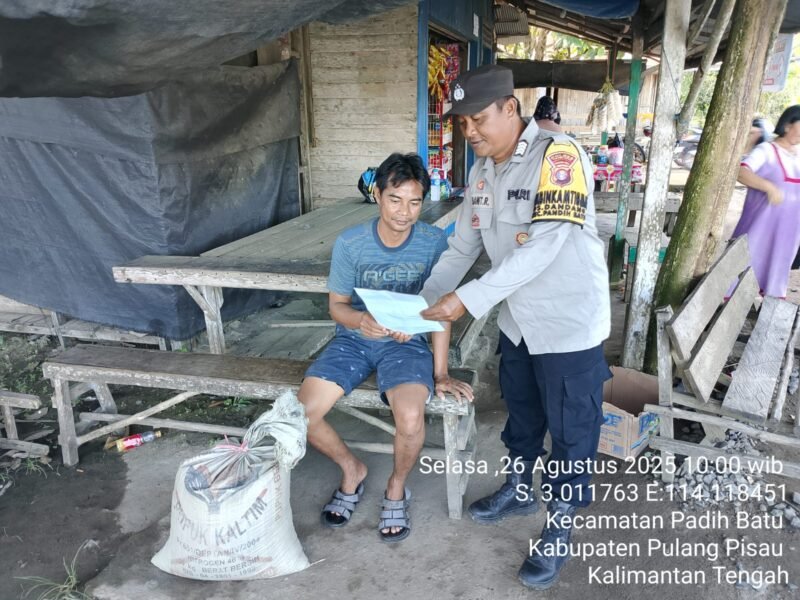 Polsek Pandih Batu Laksanakan Sosialisasi Coling sistem di Polsek Pandih Batu