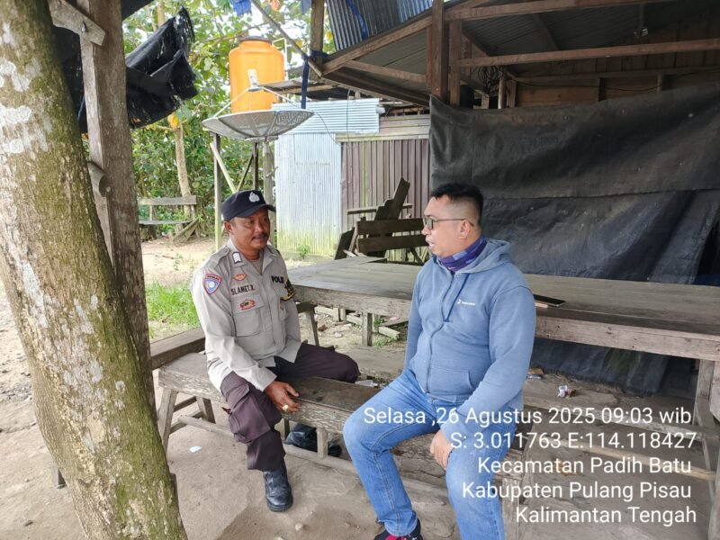 Polsek Pandih Batu Laksanakan Sosialisasi Call Center di Polsek Pandih Batu