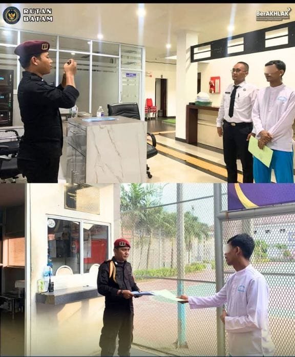 Terima Amnesti Presiden, Satu Orang Warga Binaan Rutan Batam Resmi Dibebaskan