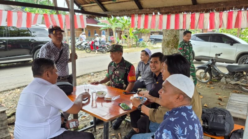 Babinsa Koramil 1002-05/Pandawan Pererat Silaturahmi dengan Warga Binaan