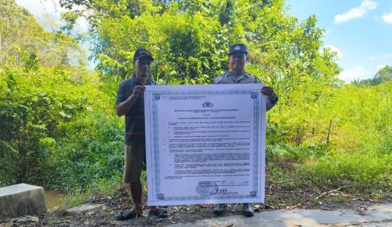 Sampaikan Imbauan Kamtibmas Kepada Masyarakat oleh Personel Polsek Maliku