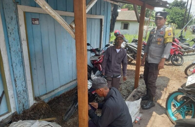 Polsek Maliku Sambangi Masyarakat dengan Beri Imbauan