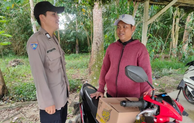 Personel Polsek Maliku Sosialisasi Kepada Masyarakat Kecamatan Maliku