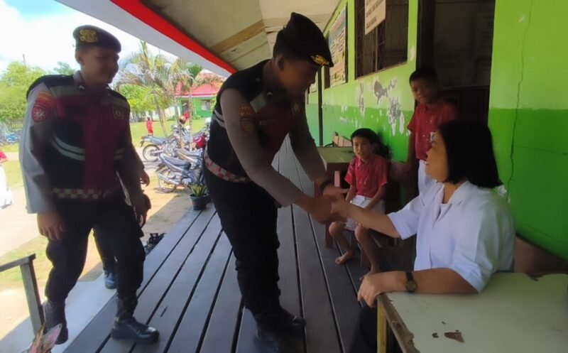 Antisipasi Isu Penculikan Anak, Patroli Samapta Polres Pulpis Intensifkan Pengawasan di Sekolah