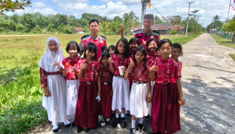 Isu Penculikan Anak Merebak, Polres Pulpis Perketat Pengawasan Sekolah Lewat Patroli Samapta