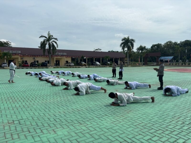 Persiapan Naik Pangkat, Personel Polres Pulang Pisau Jalani Ujian UKP VCD Fungsi dan Beladiri
