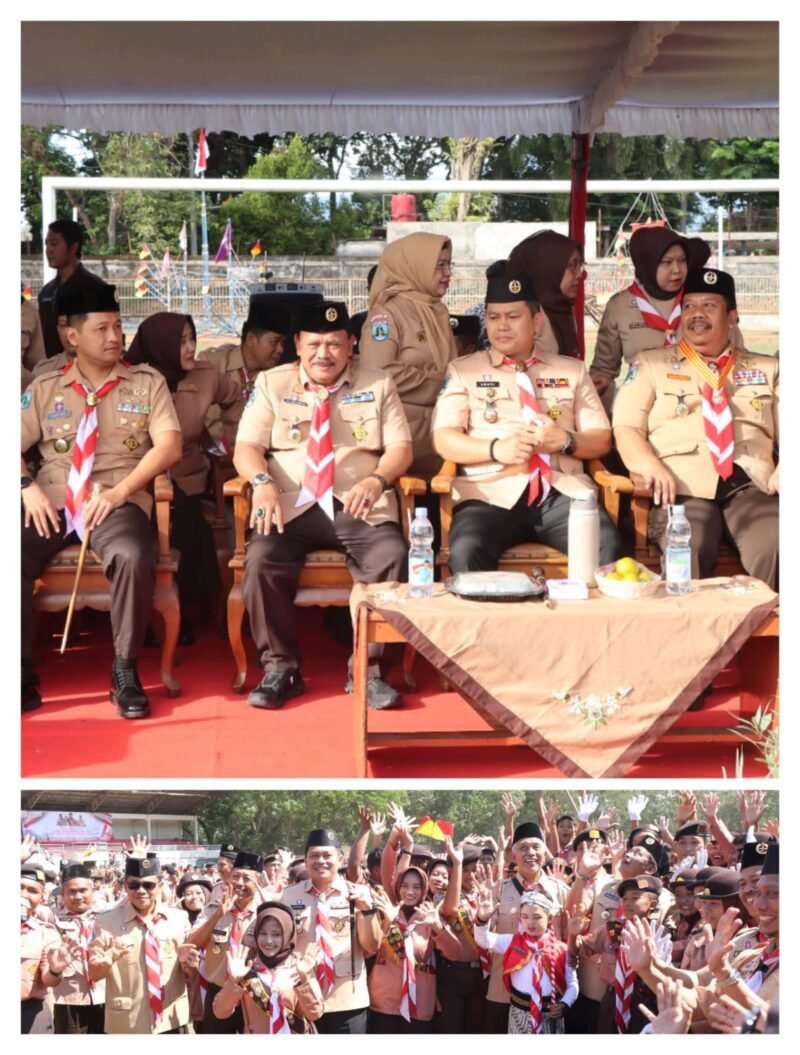 Apel Hari Pramuka ke-64, Kapolres Nganjuk Ajak Generasi Muda Tumbuh Lewat Gerakan Pramuka