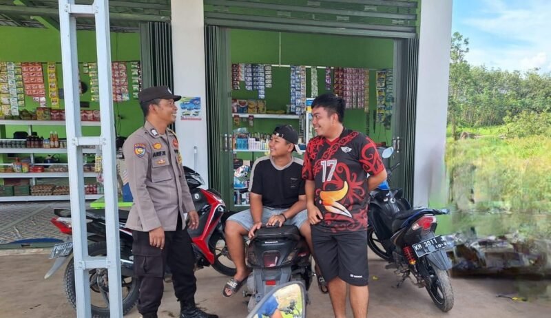 Polsek Maliku Sambangi Masyarakat dengan Beri Imbauan