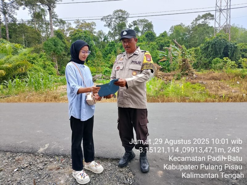 Polsek Pandih Batu Laksanakan Sosialisasi Call Center di Polsek Pandih Batu