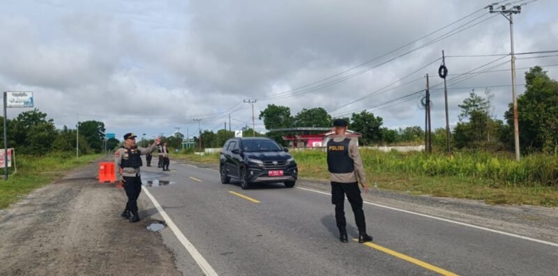 Razia Premanisme di Jalur Bukit Rawi, Polsek Kahayan Tengah Perketat Pengawasan Sajam, Pungli, dan Narkoba