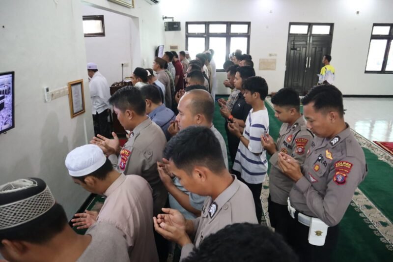Almarhum Affan Kurniawan Didoakan, Polres Pulang Pisau Gelar Shalat Gaib dan Doa Bersama