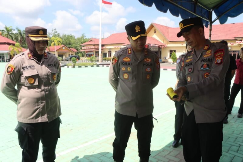 Kapolres Pulang Pisau Pastikan Kesiapan Sarana dan Prasarana untuk Penanganan Unras