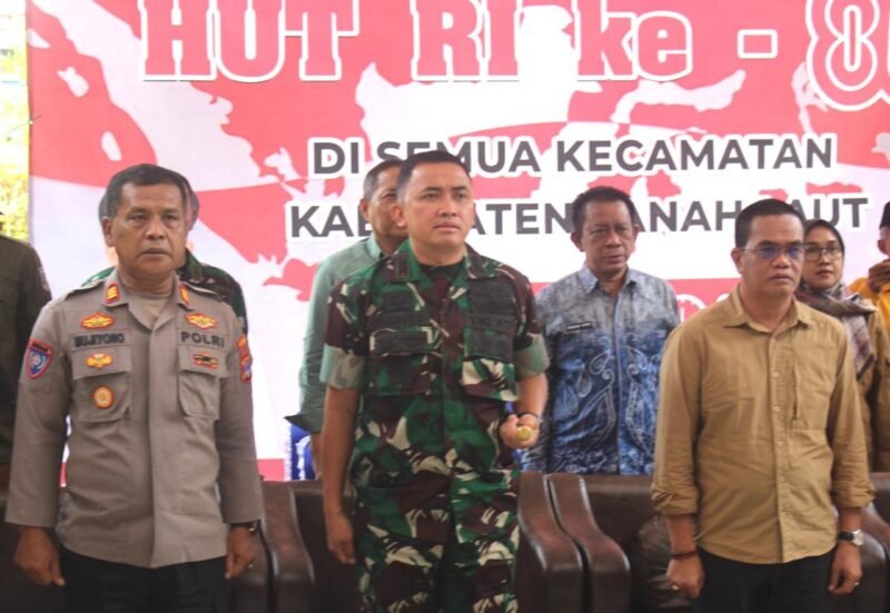 Dandim 1009/Tanah Laut Menghadiri Gerakan Pangan Murah Yang Dilaksanakan Serentak Di Seluruh Indonesia