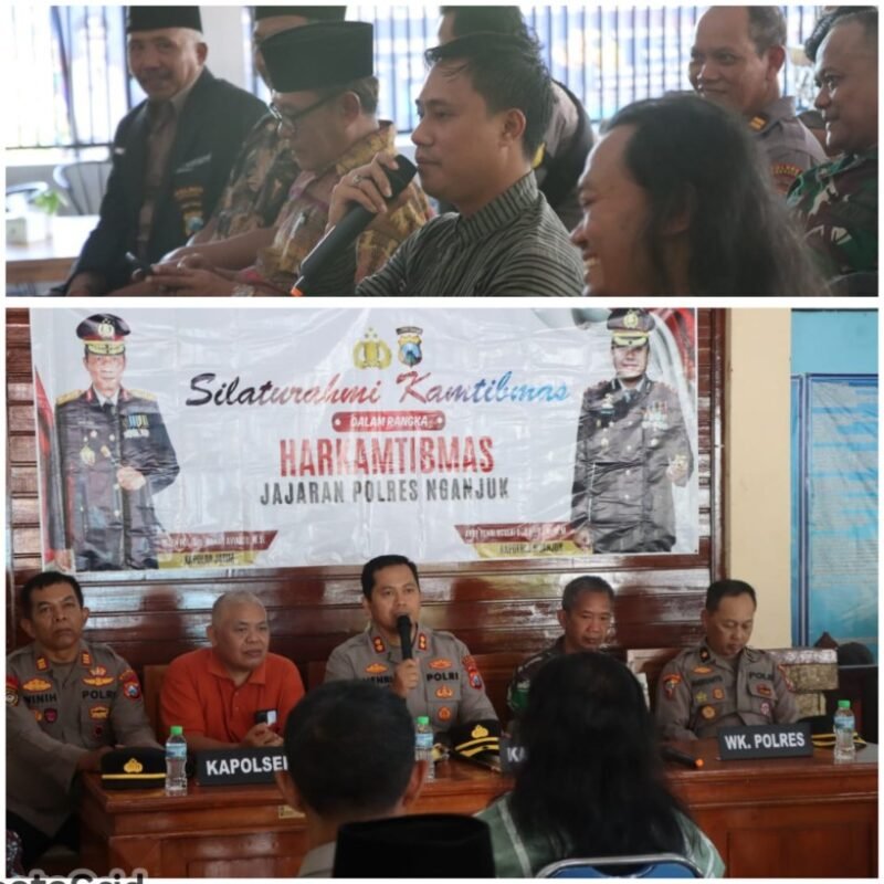 Kapolres Nganjuk Tegaskan, Pentingnya Peran Warga dalam Menjaga Kamtibmas di Kecamatan Sawahan