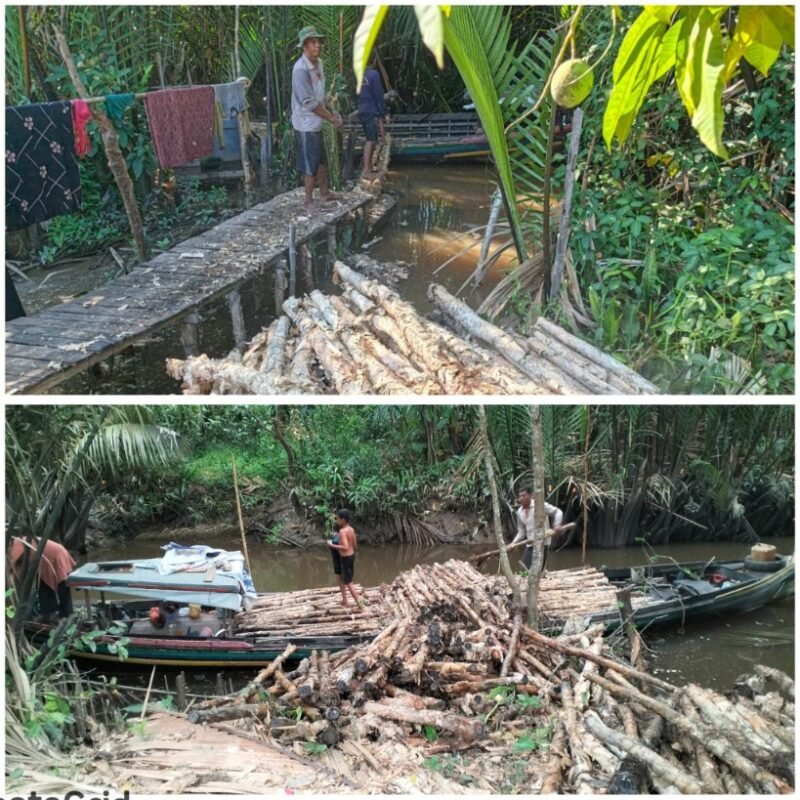 Dorongan Material Kembali Tiba, Satgas TMMD Kejar Target Pembangunan Siring Jalan