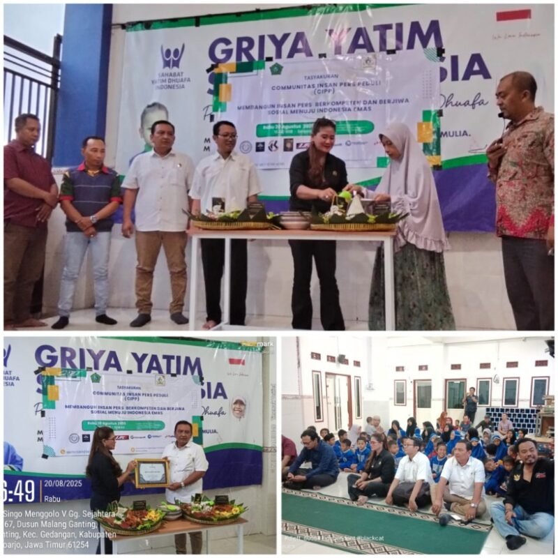 Sederhana Penuh Makna Jadi Konsep Pilihan Tasyakuran CIPP ( Comunitas Insan Pers Peduli)