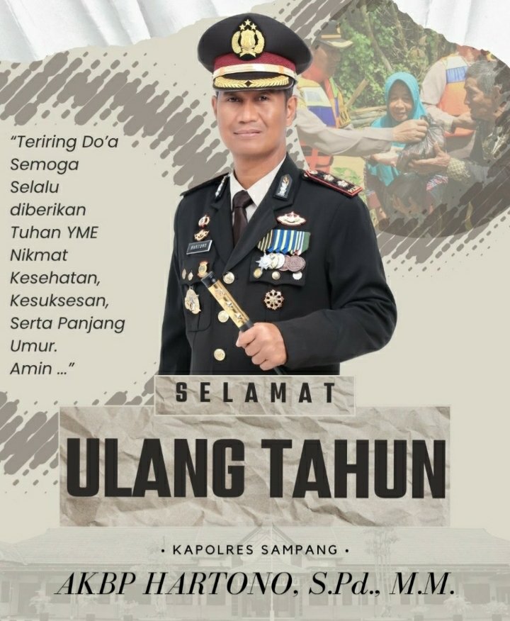 Milad AKBP Hartono, Redaksi TargetNews.ID Sampaikan Doa dan Harapan untuk Kesuksesan Memimpin Sampang