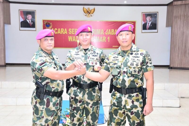 Pasmar 1. Jabatan Wakil Komandan Pasmar 1 (Wadan Pasmar 1) resmi diserahterimakan dalam suatu acara serah terima jabatan (Sertijab)(Foto: bib/TargetNews.ID)