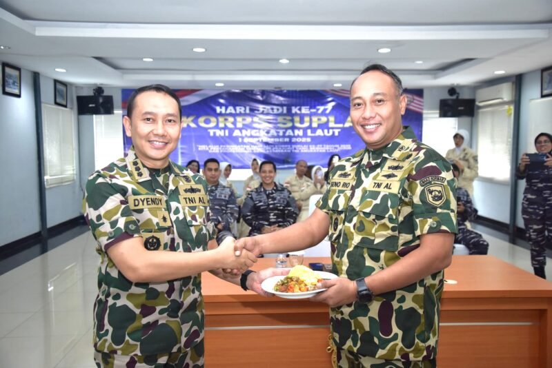KAKUWIL KORMAR MENGIKUTI SYUKURAN, HARI JADI KORPS SUPLAI KE-77 TNI ANGKATAN LAUT