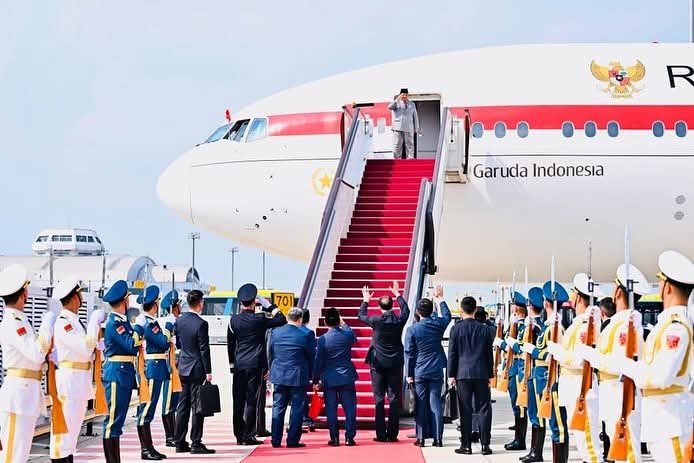 Foto: Presiden Prabowo Kembali ke Tanah Air, Usai Rangkaian Kunjungan Kerja di Tiongkok