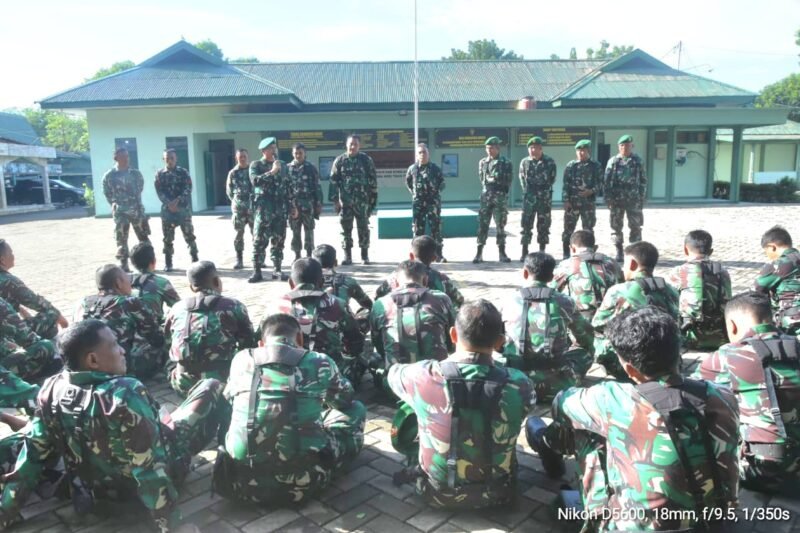 Jam Komandan di Kodim 1002/HST, Momentum Perkuat Kekompakan Prajurit