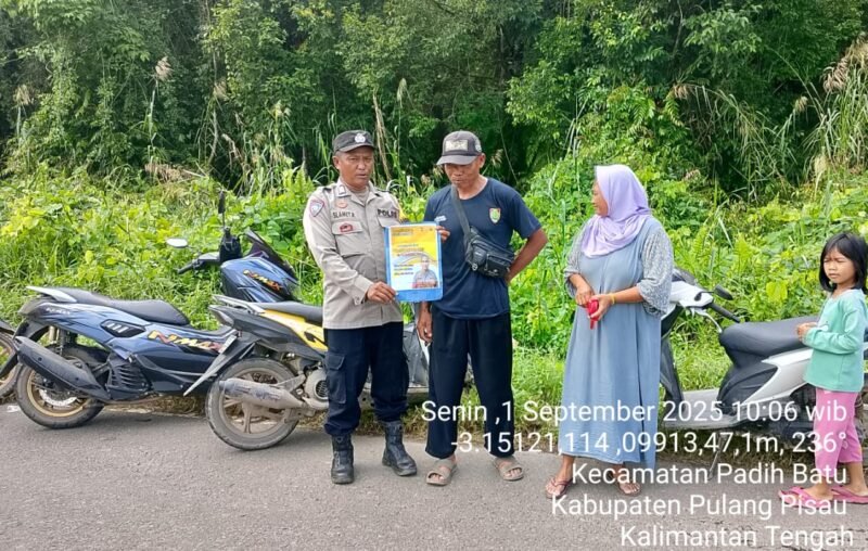 Polsek Pandih Batu, Laksanakan Sosialisasi Call Center di Polsek Pandih Batu