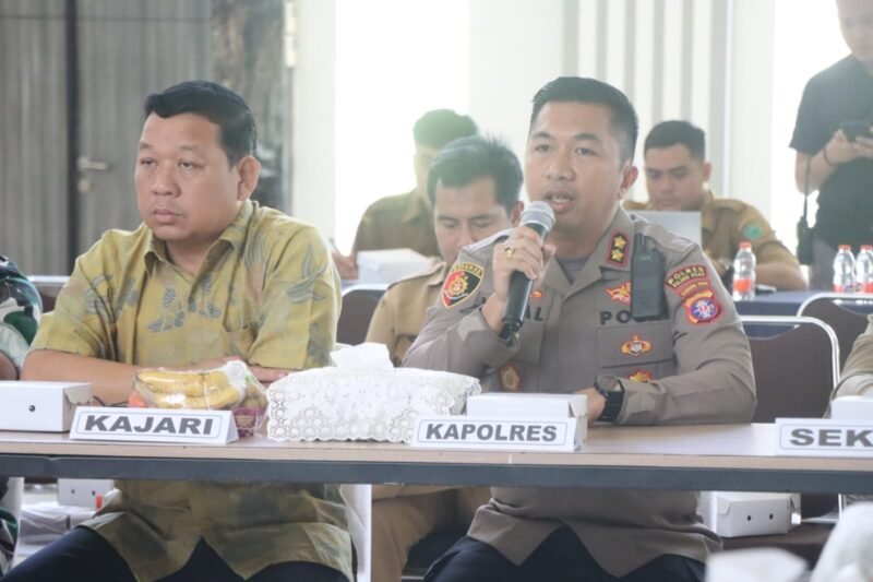 Kapolres Pulang Pisau Sampaikan Upaya Cegah Provokasi, dalam Rapat Koordinasi Sitkamtibmas