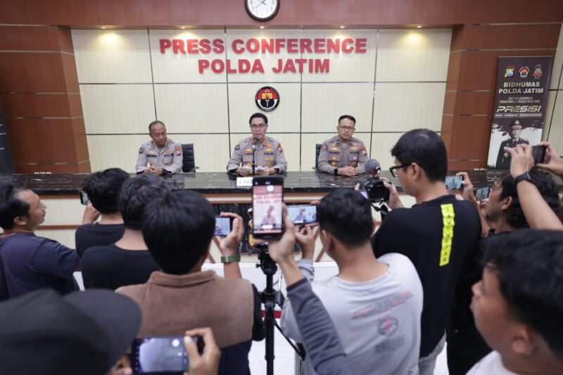 Polda Jatim Tindak Tegas, Aksi Anarkis Kerugian Capai Rp124 Miliar, 580 Orang Diamankan