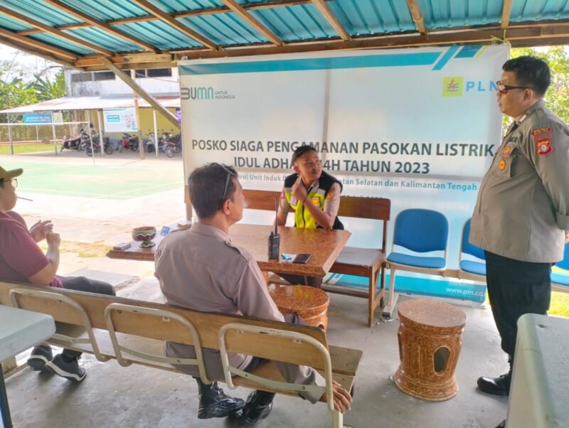 Sat Binmas, Polres Pulang Pisau Sambangi Satpam PLN pulang pisau