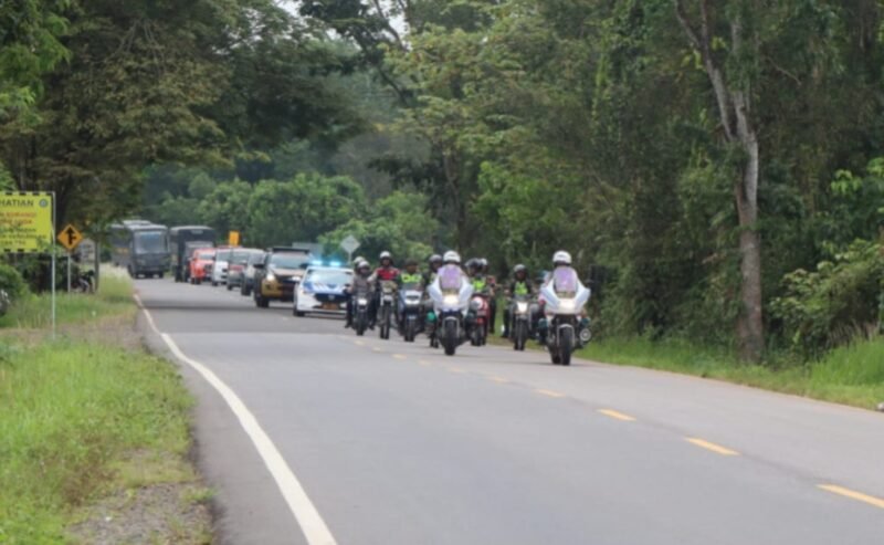 Polres Pulang Pisau Gelar Patroli Skala Besar Usai Unjuk Rasa, Pastikan Situasi Kondusif
