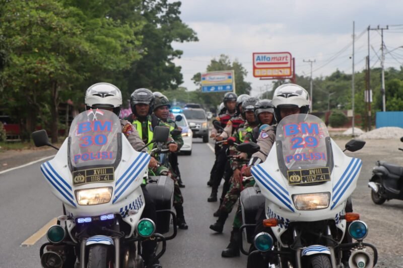 Polres Pulang Pisau Laksanakan Patroli Gabungan Pasca Unras