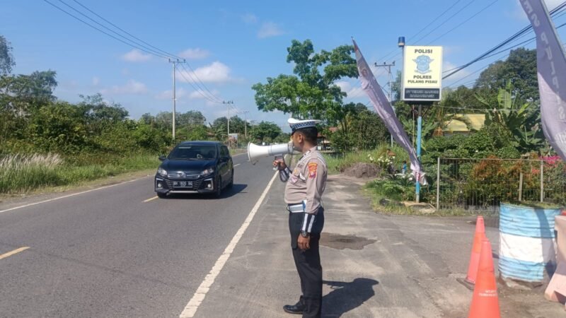 Satlantas Polres Pulang Pisau Gencarkan Penling Guna Kamseltibcarlantas