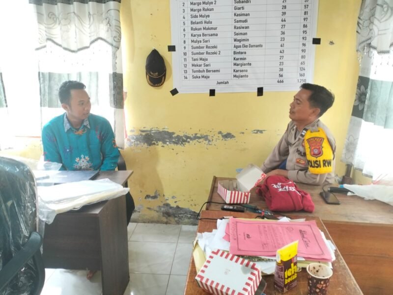 Sat Binmas Polres Pulang Pisau Melaksanakan Kegiatan Polisi RW