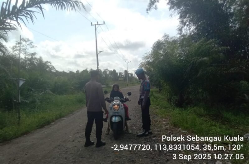 Polsek Sebangau Kuala laksanakan kegiatan KRYD di wilayah kecamatan Sebangau Kuala