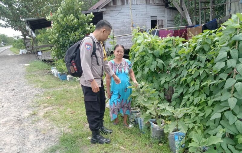 SATBINMAS SAMBANG PETANI SAMPAIKAN PESAN-PESAN KAMTIBMAS