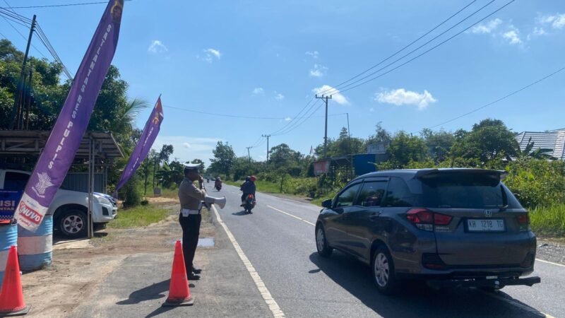 Satlantas Polres Pulang Pisau Gencarkan Penling Guna Kamseltibcarlantas